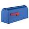 Architectural Mailboxes Mailbox, Blue, Post Mount, Medium 7600BE - alternate 1
